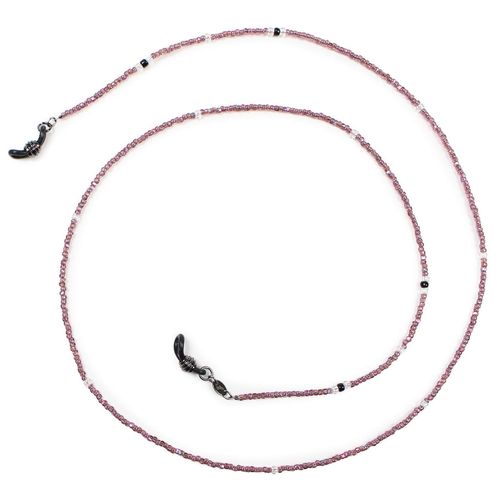 Pearl Eyeglass Chain CX-81 Purple Z5181 Length: Approx. 28.7 inches (73 cm) 4957745623253