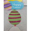 Easter Themed Hanging Wall Sign Decor Duckling "Happy Easter"