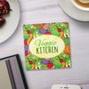 Shopagift Veggie Kitchen Coasters - 2 Pack - 9cm x 9cm