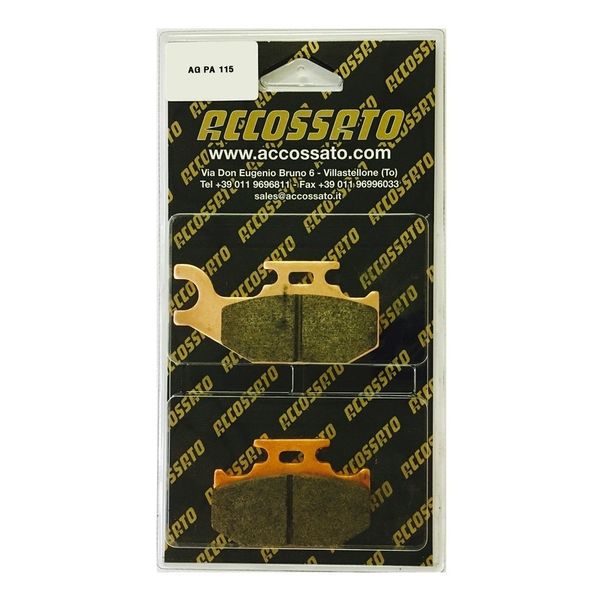 Accossato Agpa115or-62 Brake Pad Set of 2