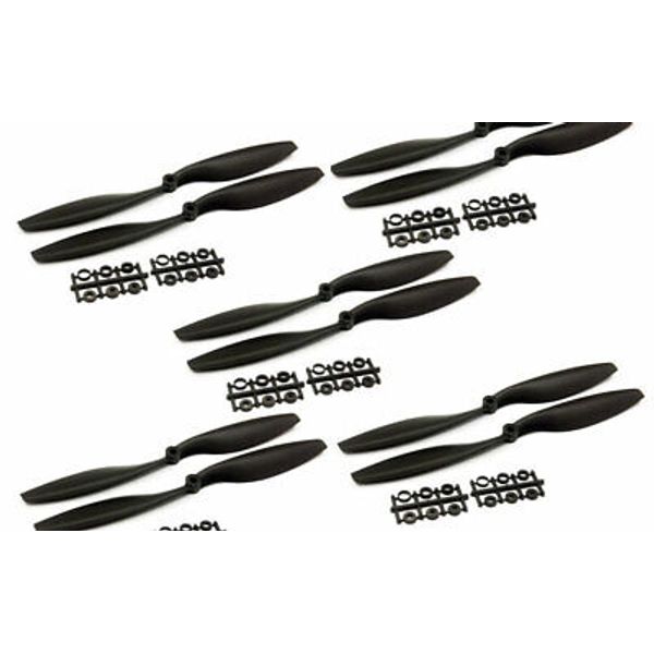 10pcs Gemfan 10 x 4.5 1045 RC Airplane Electric Slow-Flyer Prop Propeller