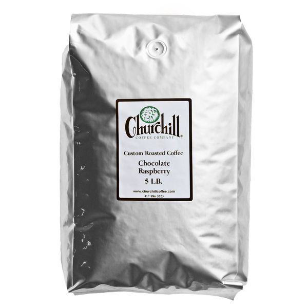 Churchill Coffee Chocolate Raspberry 5 lb - Ground (Decaf)