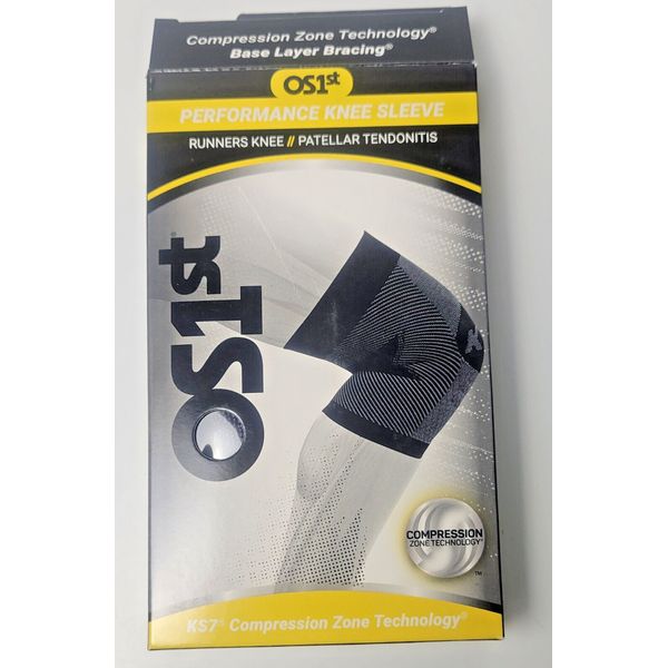 OS1st KS7 Performance Knee Sleeve Brace Black M