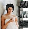 Shower Caps For Women Reusable Waterproof
