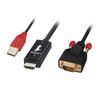 LINDY 41456 2m HDMI an VGA Kabel, Schwarz
