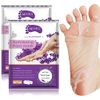 Foot Mask 2 Pack, Foot Peel Mask Callus Remover, Exfoliating Peeling Calluses Dead Skin, Callus Remover Foot Mask, Baby Soft Smooth Touch Feet-Men Women Exfoliating Foot Mask (Lavender)