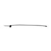 FR Recliner Handle Cable 3.25" Exposed Wire,3mm Barrel, 23.5" W S-tip
