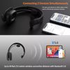 Trucker Bluetooth 5.3 Wireless Headset With Noise Cancelling Mic For Phones PC