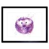 Wee Blue Coo Hedgehog Watercolour Framed Wall Art Print