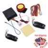 125DB Motorcycle Alarm System Immobiliser 2 Remote Control Security Anti-theft