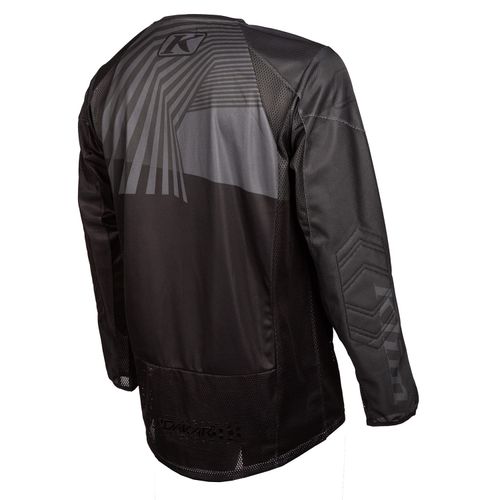KLIM Men's Dakar Off-Road Motorcycle Jersey - Large - Dimension Black