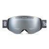 Nordik Loki Ski Goggle Winter Snow Goggles (Matte Black/Silver Lens)