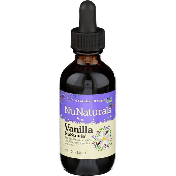 Nunaturals, Extract Stevia Liquid Vanilla, 2 Fl Oz