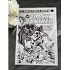 Black Panther Comic Cover Foil Print (A4 White Frame)