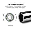 Capri Tools 3/8 in. Drive 12-Point Socket Set, 8-19 mm, Metric, 24-Piece