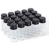 Chocople Glass Bottle, Mini Bottle, Small Bottle, Storage, Container, Storage, Divided (10ml, Black)