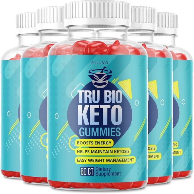 (5 Pack) TruBio Keto ACV Gummies - Advanced Formula Tru Bio Keto Gummies (300...