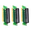 WLGQ PCI-E X8 Riser Card PCIe Male to Female PCI Express 90 Degree Adapter 3 Pack for Server and Mining