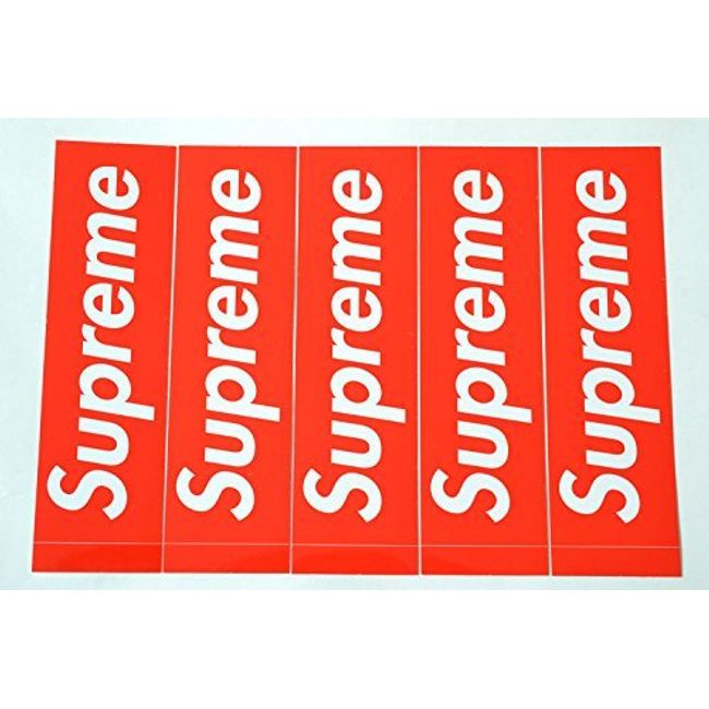 SUPREME Sticker Box Logo: Set of 5