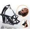 Dog Muzzle, Dog Muzzle Anti Bite Soft Material Easy to Drink Adjustable Dog Training Supplies 4 Sizes (L)