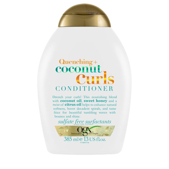 ogx bukleli saçlar için nemlendirici coconut curls sülfatsız bakım kremi (385 ml)