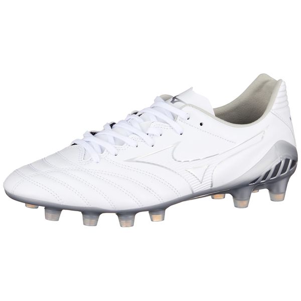 Mizuno Monarcida Neo 2 Pro Soccer Cleats, White × Galaxy Silver, 25.5 cm 2E