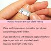 Full Size Set Oval Clear Nail Tips 20mm Width 11 pcs*10 packs
