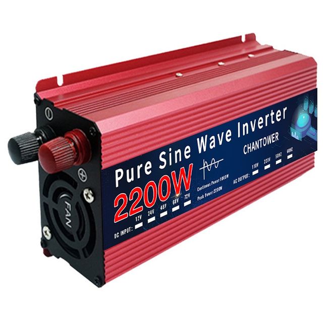 Pure Sine Wave Inverter 12V 220V DC To AC 1000W 2000W 3000W 4000W Portable  Inversor Power Voltage Converter Car Solar Inverter