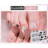 NAILDOKI 6 Types, No Damage Toenail Sticker, Nail Wrap, Nail Accessories, Real Nail Gel Stickers, Women's, Cute, Popular, Stylish, Advanced