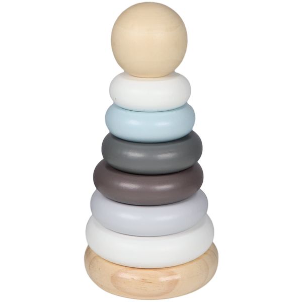 TRYCO TYTRY303007 Ring Stacking Wooden Toy Building Blocks