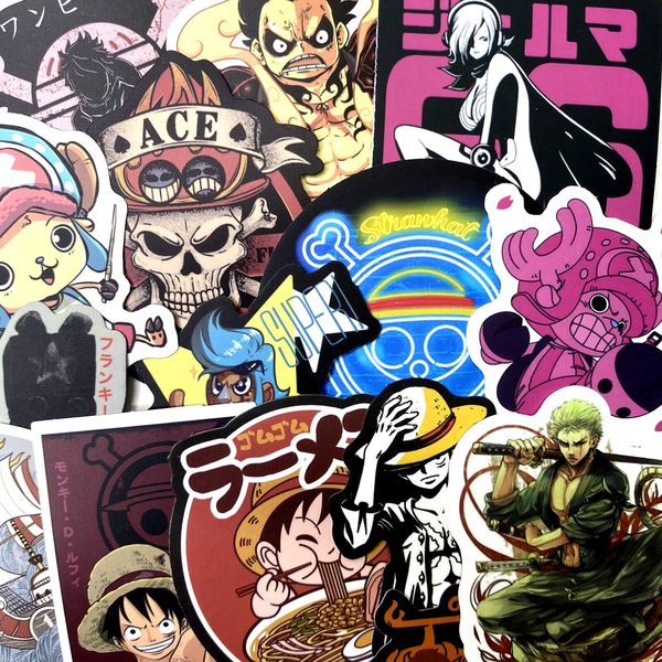 100pc One Piece Anime Notebook Phone Decal Sticker Pack