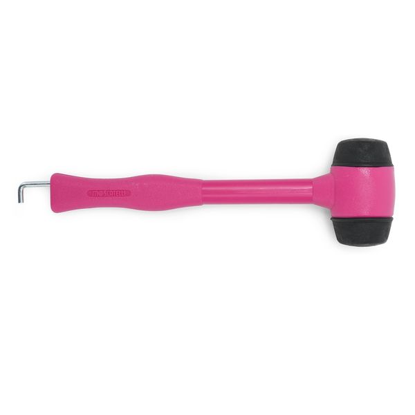 MOSCATELLI Multi-Purpose Camping Hammer, Robust and Ergonomic with Hook for Removing Peg - Fuchsia