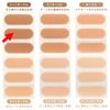 Tattoo Cover Foundation Tape (Hide Tattoos), Bandage Size, Same Color, 6 Sheets, 18 Pieces, Patented, Barn Ochre