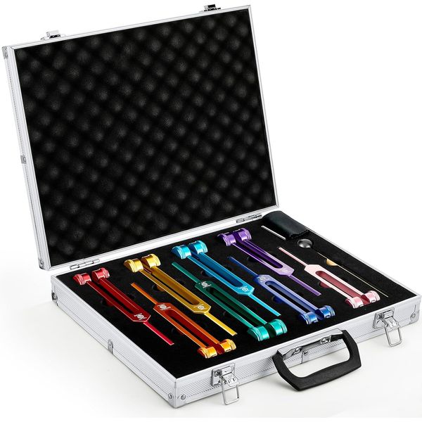 Tuning Fork Set Chakra Tuning Fork Multiple Hz Tuning Forks for Healing with Alu