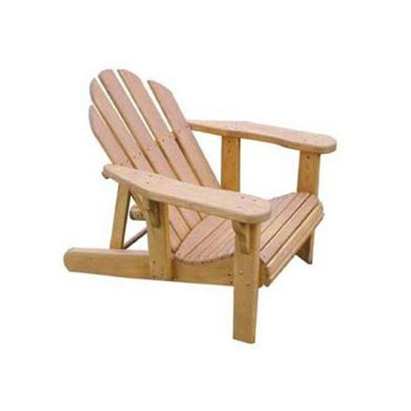 Woodcraft Project Paper Plan to Build Adjustable Adirondack Chair