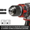 Original Einhell M-CASE 42-piece bit set (25 mm bits, 50 mm bits, magnetic holder, socket spanner, quick-change bit holder incl. storage box)