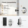 LNDU Smart Fingerprint Door Lock App Keyless Door Lock Keypad Deadbolt Bluetooth