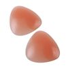 Goege Bra and Bikini Gel Inserts for Summer Waterproof Silicone Triangle Push-Up Breast Pads Swimsuit and Bra Inserts Enhancement Falsies Bikini Pads for Female Transparent/Nude Available (Nude)