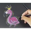 Kangaro A5 Drawing Pad, Black, 300 g/m², 50 Sheets, Black.