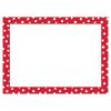 Caspari Small Dots Self -Adhesive Gift Tags in Red - 12 Per Package