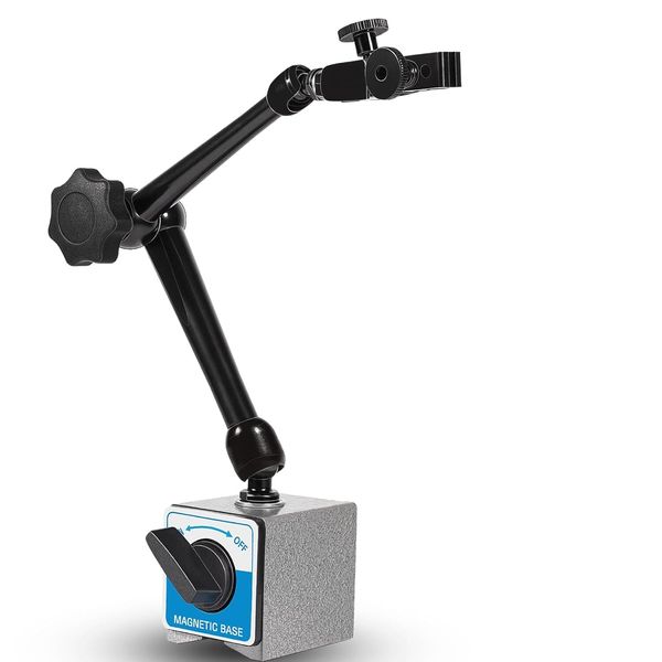 DG61003 Magnetic Base Dial & Test Indicator Holder With Fine Adjustment for Noga