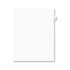 Avery 01404 Exhibit Side Tab Divider, Printed: D, Letter Size, White, 25/Pack