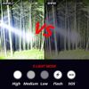 2PCS Alloy LED Tactical Flashlight Super Bright Rechargeable Work Light 5 Modes