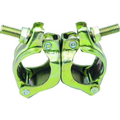 TRUSCO Single Pipe Same Diameter Clamp Freely Φ1.9 x Φ19.2 inches (48.6 x 48.6 mm) TCDJ