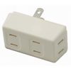Yazawa Y02FU300WH Front Taps with Tigers, 3 Pack, White
