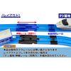 Digi Base 19125 for Plarail Concave Rail (4 Pieces) Blue