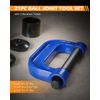 21 PC Auto Repair Service Removal Ball Joint Press Tool Set & Master Adapter Kit