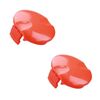 Spool Caps Compatible with Flymo FLY021,2 piece Trimmer Spool Cover Caps,Replaceable Twin Line Cutting Head Covers Grass Trimmers,Practical Spool Cover Caps