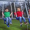 XDP Recreation Free N' Swing Swing Set, Gray, 91"D x 168"W x 74"H