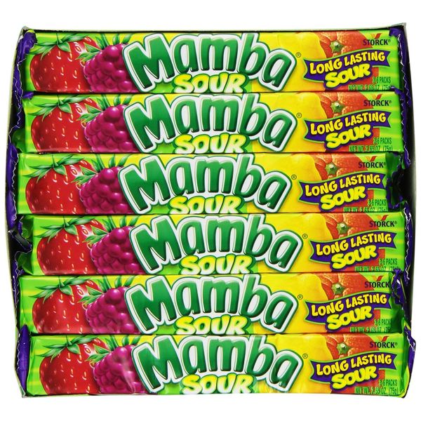 Mamba Sour 24 Pack, 2.65 Oz Bars